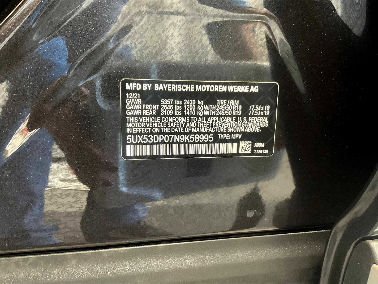 Used 2022 BMW X3 xDrive30i w/ Premium Package 2 image 36