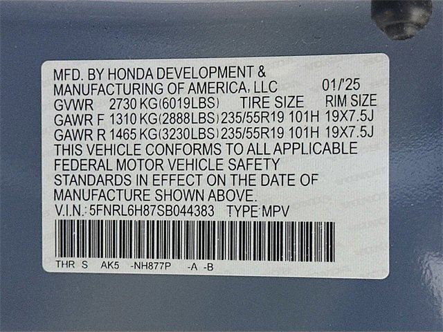 Used 2025 Honda Odyssey Touring image 34