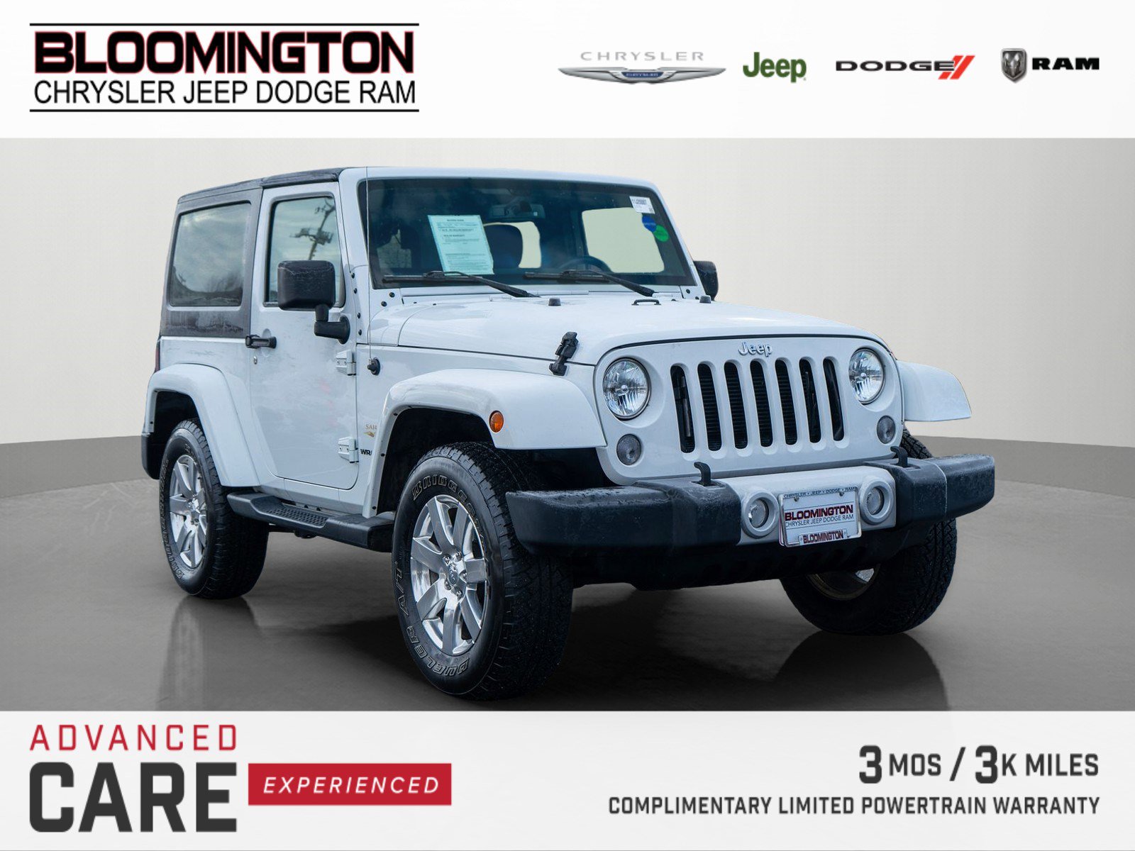 Used 2015 Jeep Wrangler Sahara image 1