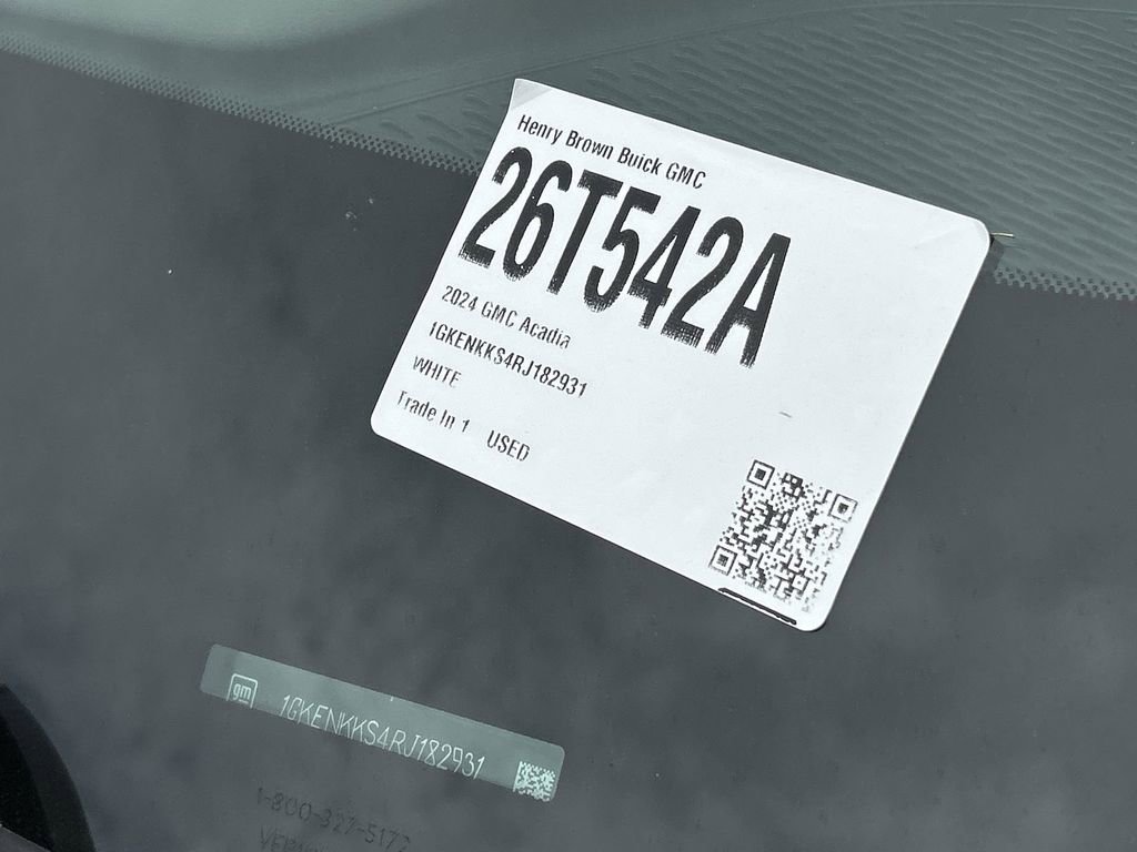 Used 2024 GMC Acadia Elevation FWD image 34