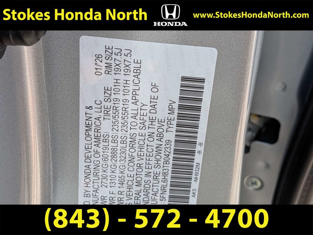 Certified 2026 Honda Odyssey Touring image 7