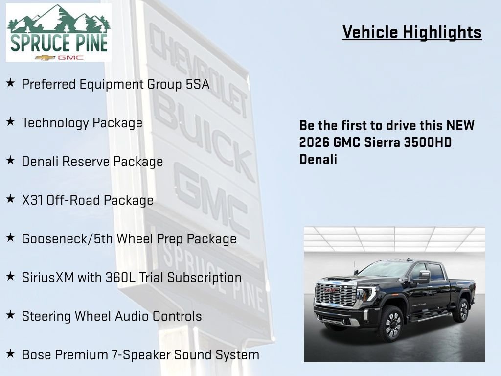 New 2026 GMC Sierra 3500 Denali w/ Denali Reserve Package image 5