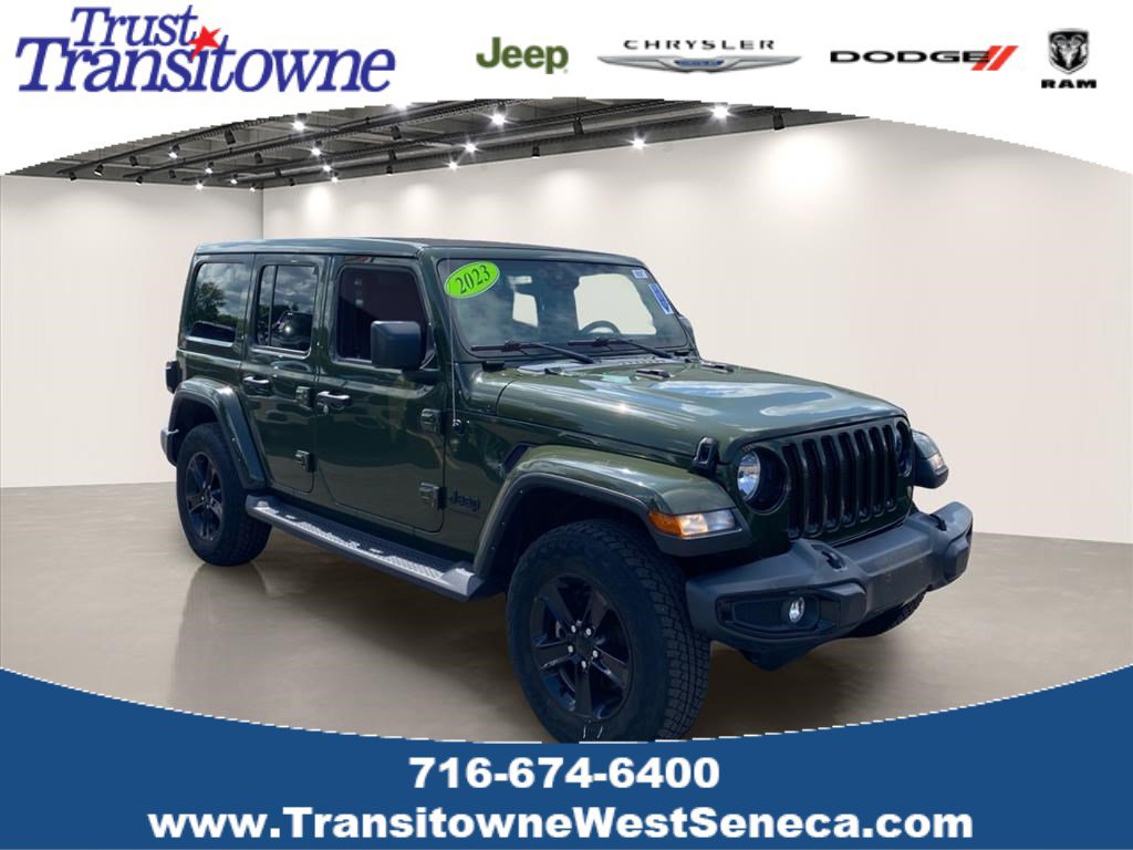 Used 2023 Jeep Wrangler Unlimited Sahara AWD/4WD video 1