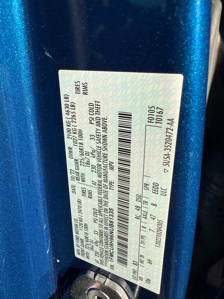 Used 2022 Ford Escape SEL w/ Technology Package image 32