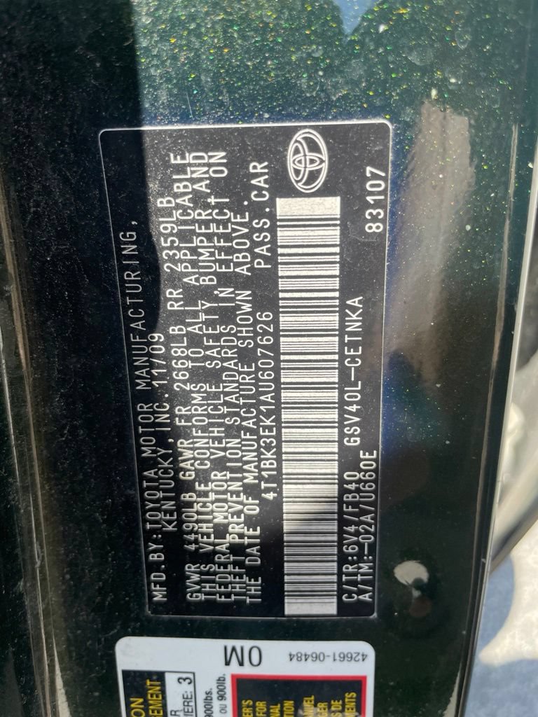 Used 2010 Toyota Camry LE FWD image 14