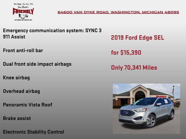 Used 2019 Ford Edge SEL w/ Equipment Group 201A AWD/4WD image 25