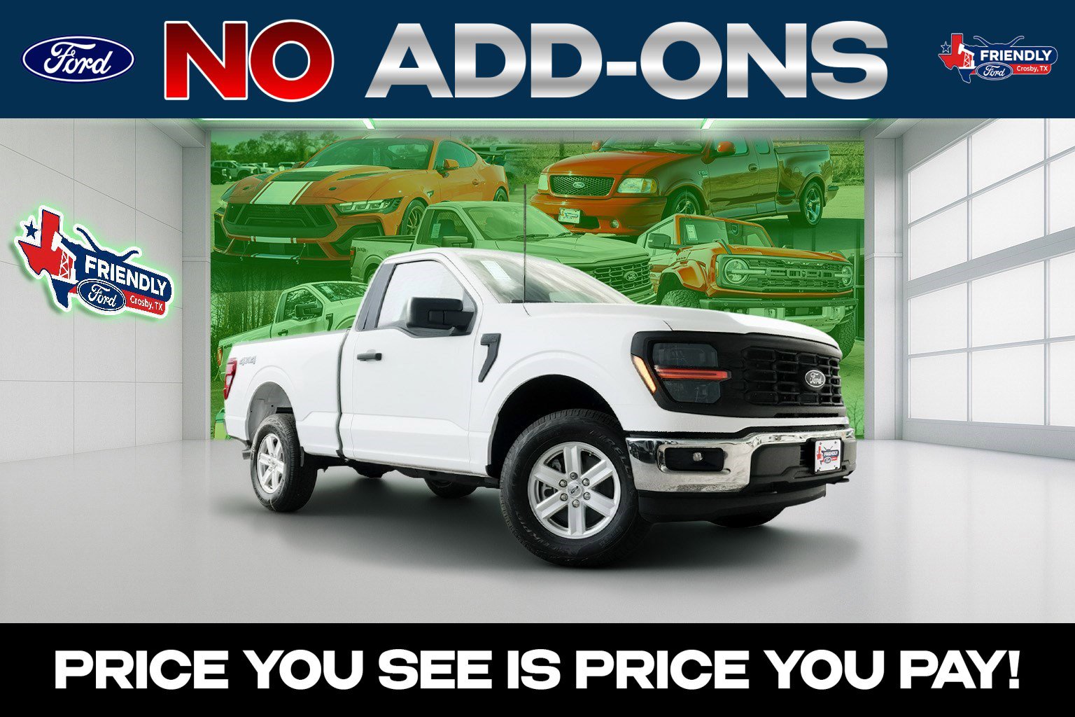 New 2026 Ford F150 XL w/ Equipment Group 103A High AWD/4WD image 1
