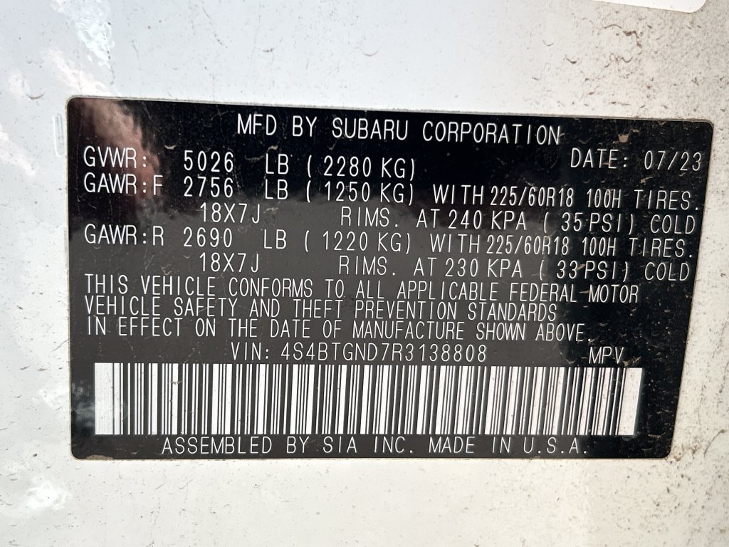 Used 2024 Subaru Outback Limited XT w/ Popular Package #2 AWD/4WD image 34