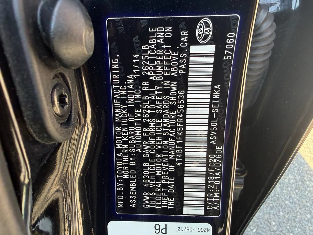 Used 2015 Toyota Camry LE FWD image 32