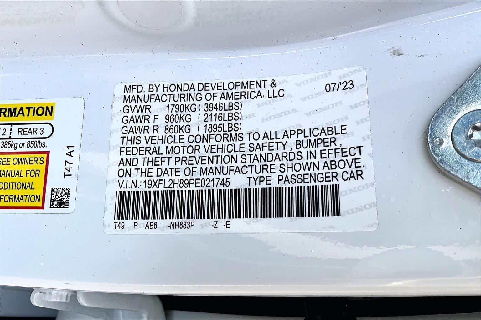 Used 2023 Honda Civic Sport image 33