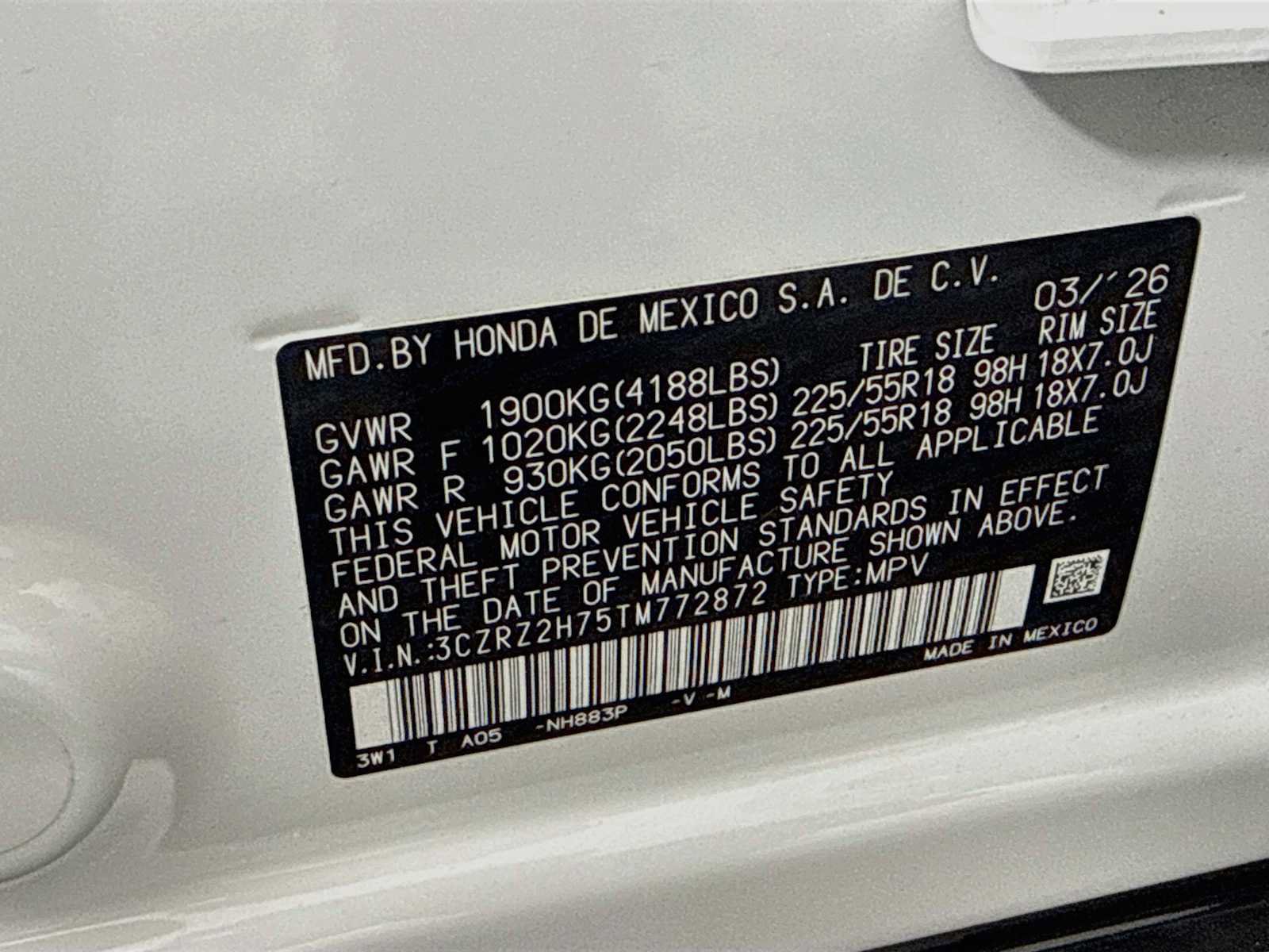 Certified 2026 Honda HR-V EX-L image 41