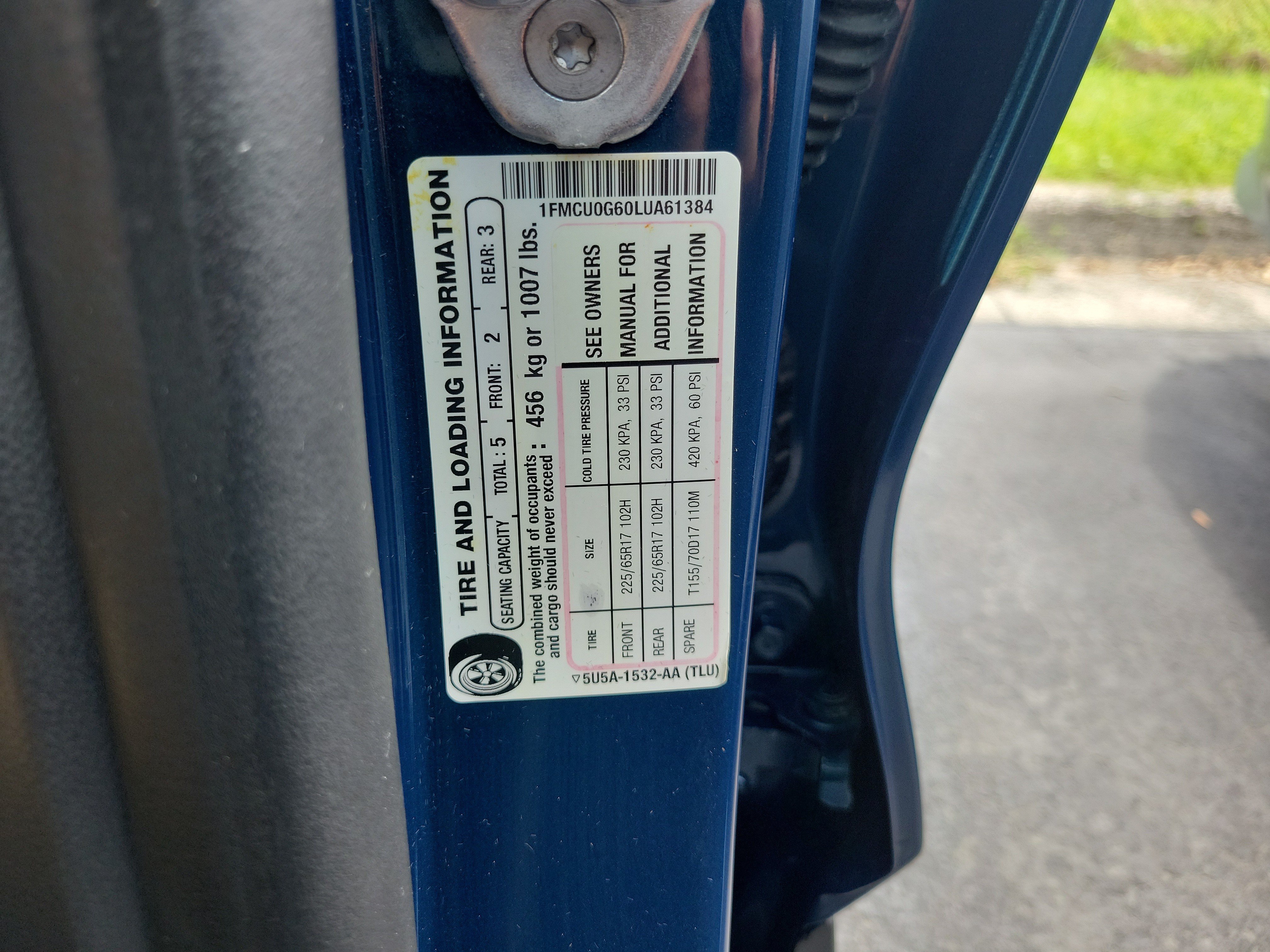 Certified 2020 Ford Escape SE FWD image 30