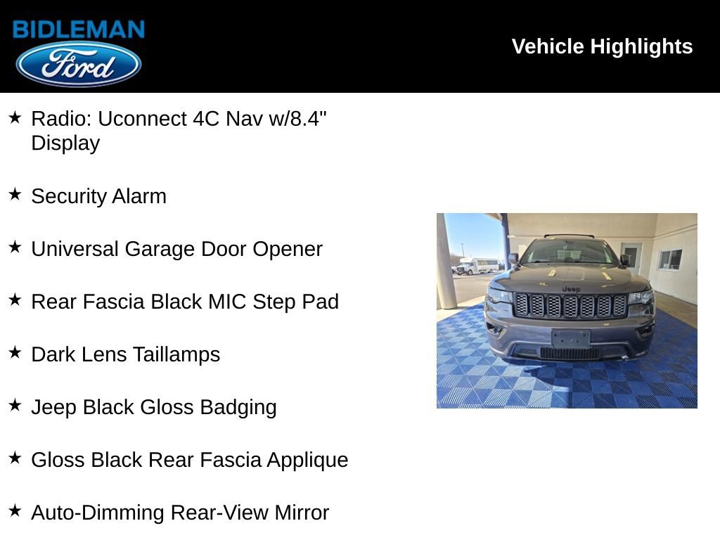 Used 2020 Jeep Grand Cherokee Altitude image 9