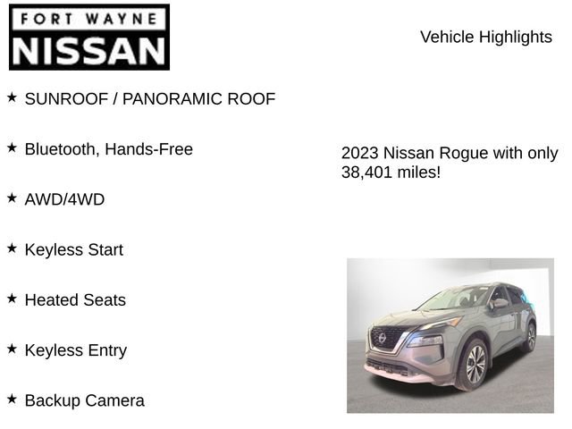 Used 2023 Nissan Rogue SV w/ SV Premium B Package image 8