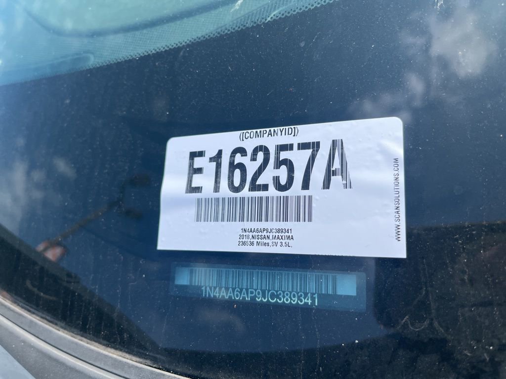 Used 2018 Nissan Maxima 3.5 SV image 2