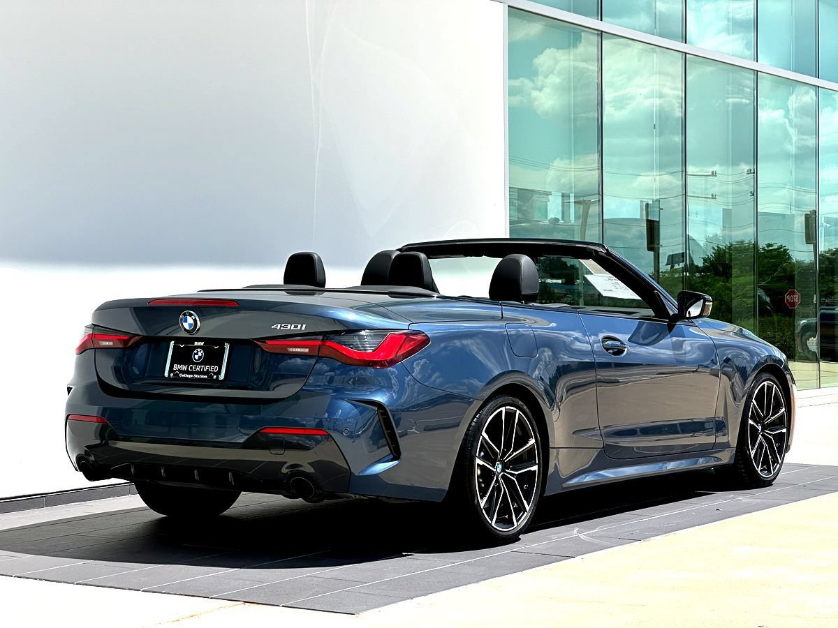Certified 2023 BMW 430i Convertible w/ M Sport Package RWD image 4