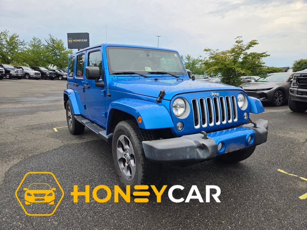 Used 2016 Jeep Wrangler Unlimited Sahara w/ Max Tow Package AWD/4WD image 1