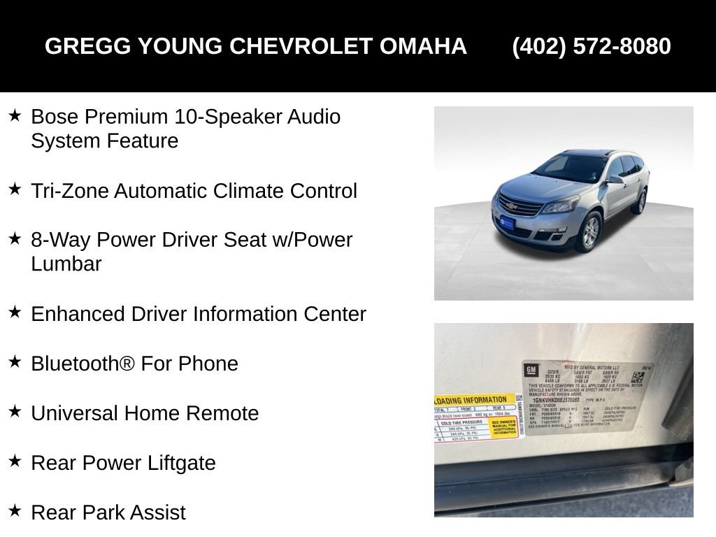 Used 2014 Chevrolet Traverse LT AWD/4WD image 25
