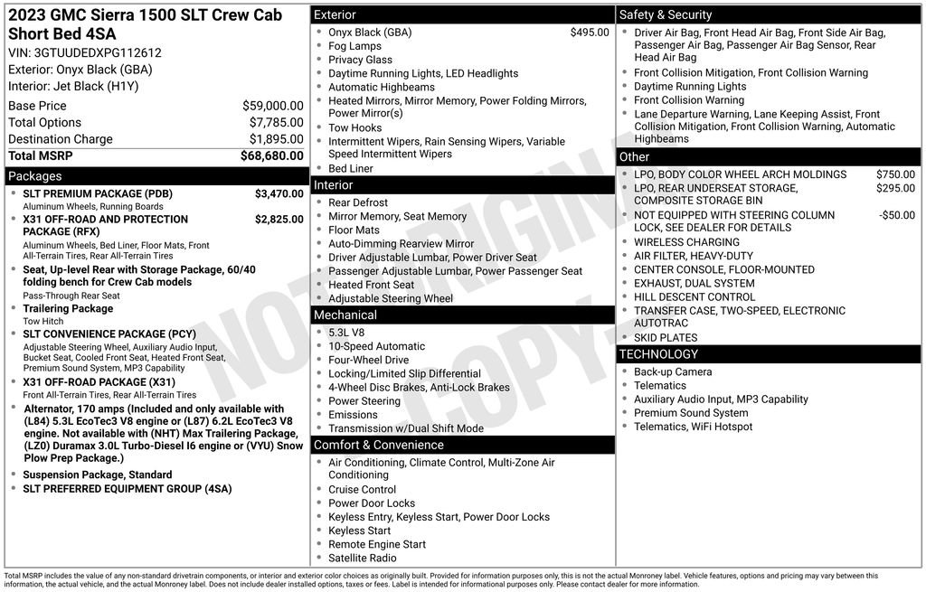 Used 2023 GMC Sierra 1500 SLT w/ SLT Premium Package image 28