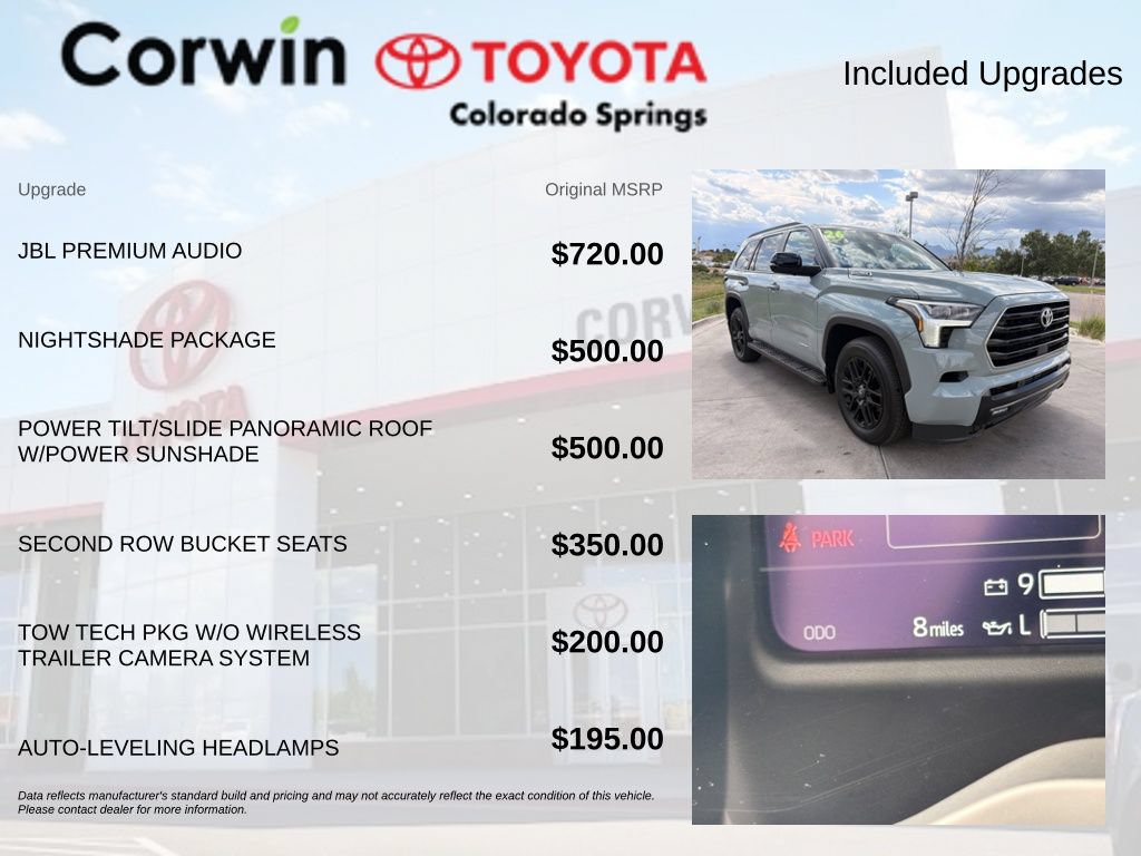 Used 2026 Toyota Sequoia Limited w/ Nightshade Package AWD/4WD image 4
