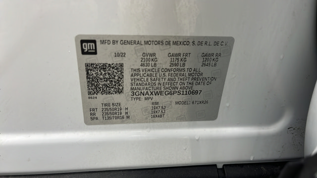 Used 2023 Chevrolet Equinox RS w/ RS Leather Package AWD/4WD image 28