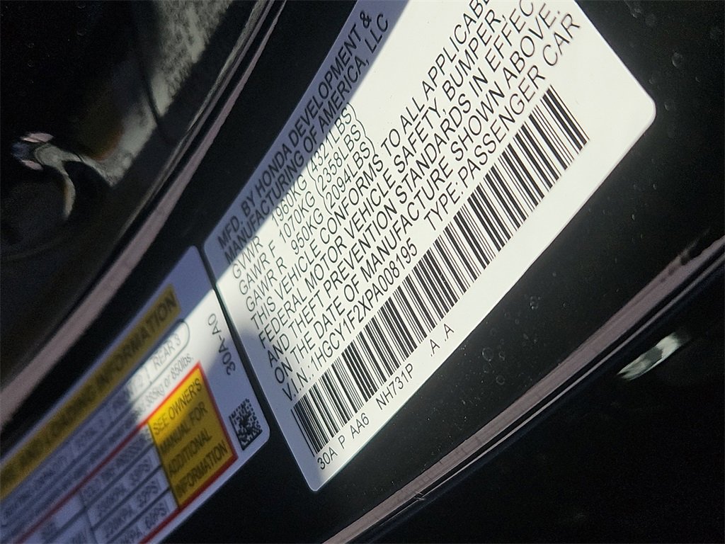 Certified 2023 Honda Accord LX image 14