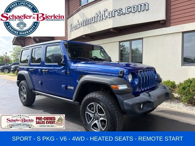 Used 2020 Jeep Wrangler Unlimited Sport S AWD/4WD image 2