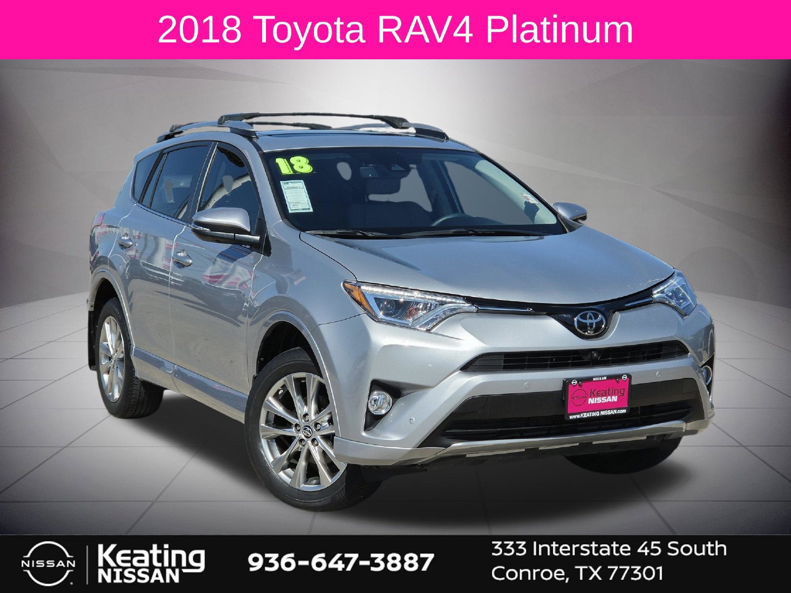 Used 2018 Toyota RAV4 Platinum FWD image 1