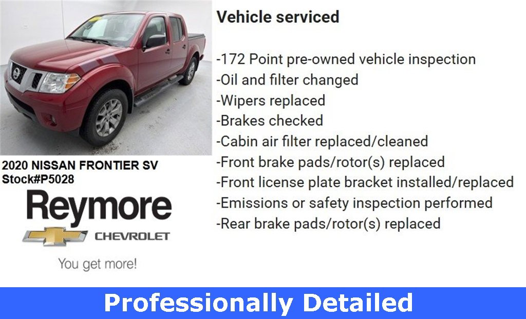 Used 2020 Nissan Frontier SV image 47