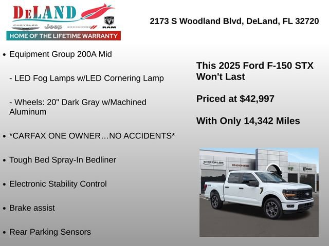 Used 2025 Ford F150 STX w/ Equipment Group 200A image 7