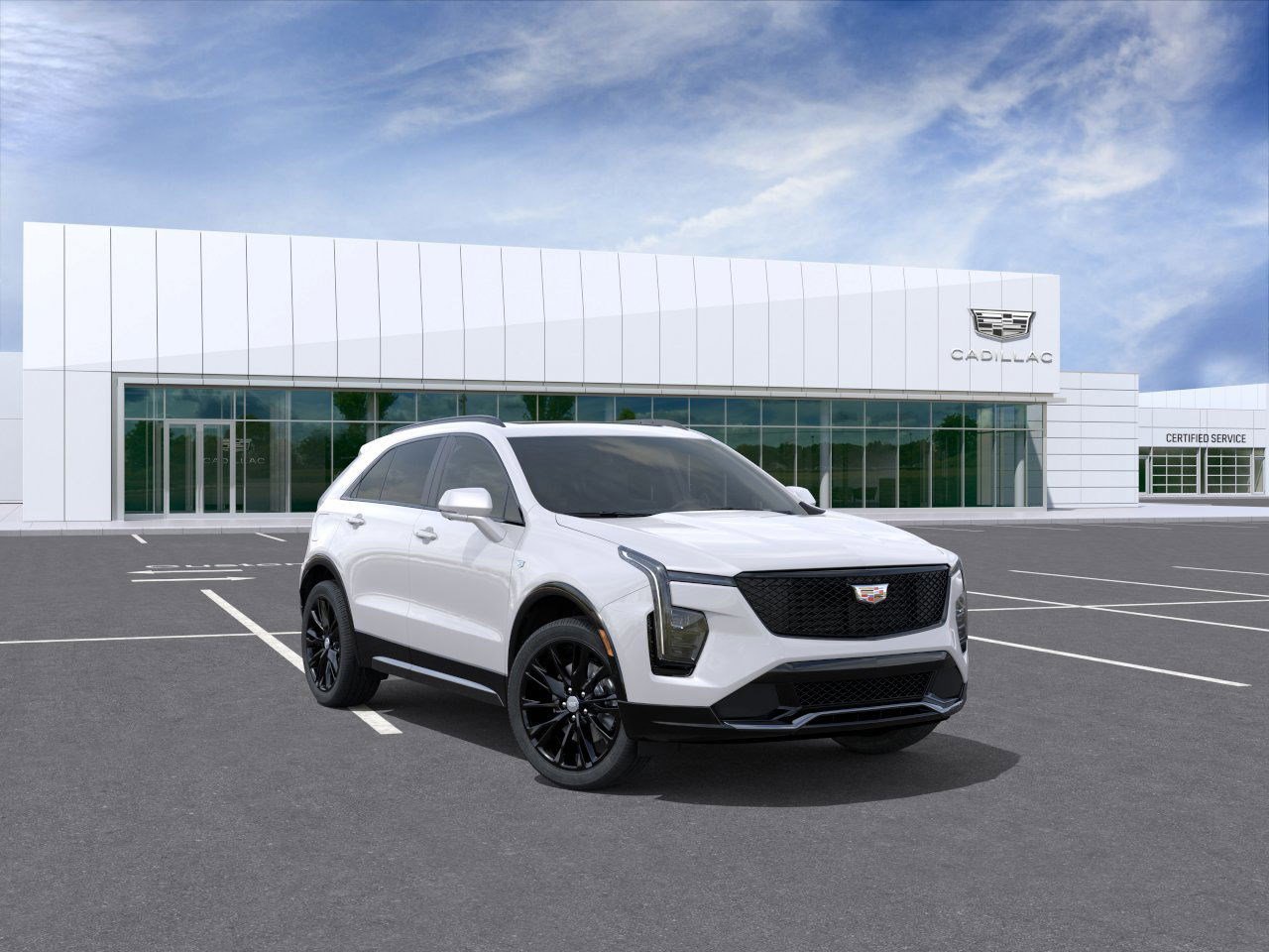 New 2025 Cadillac XT4 Sport w/ LPO, Onyx Lite Package