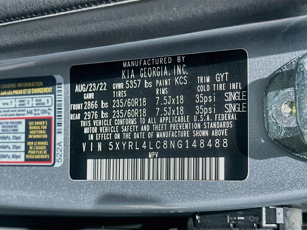Certified 2022 Kia Sorento S FWD image 32