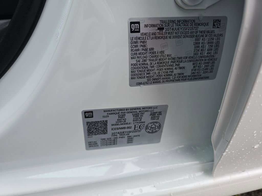 Certified 2025 GMC Sierra 3500 SLT w/ X31 Off-Road Package image 37