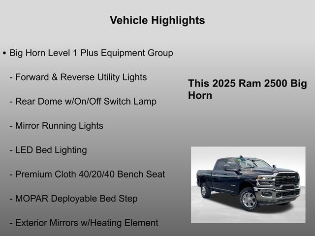 New 2025 RAM 2500 Big Horn image 20