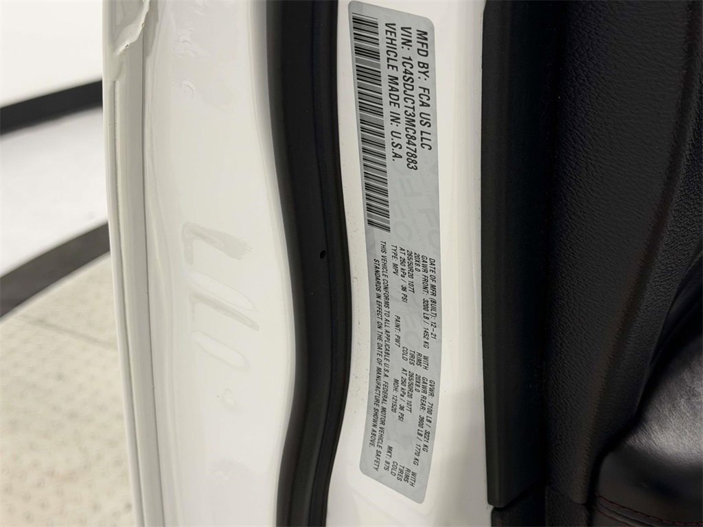 Certified 2021 Dodge Durango R/T w/ Blacktop Package image 30