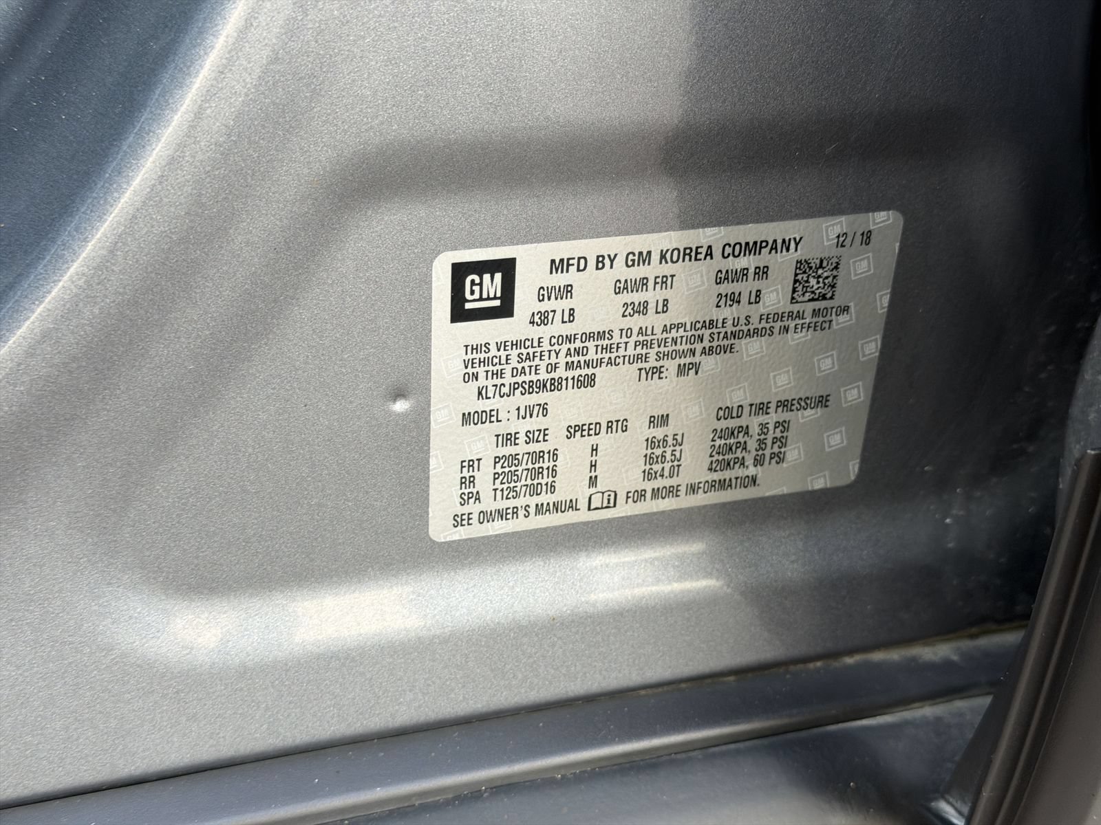 Used 2019 Chevrolet Trax LT w/ LT Convenience Package AWD/4WD image 38