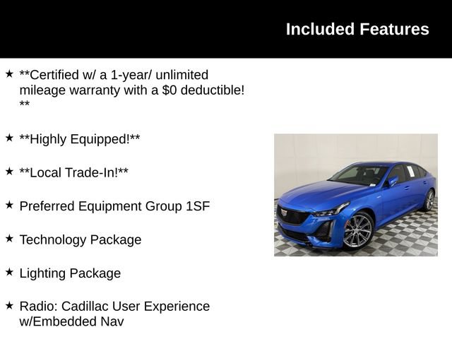 Certified 2024 Cadillac CT5 V w/ Premium Package RWD image 4