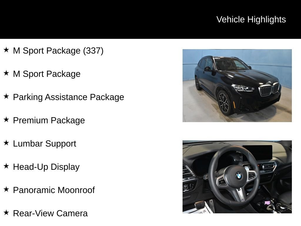 Certified 2024 BMW X3 xDrive30i w/ Premium Package image 32