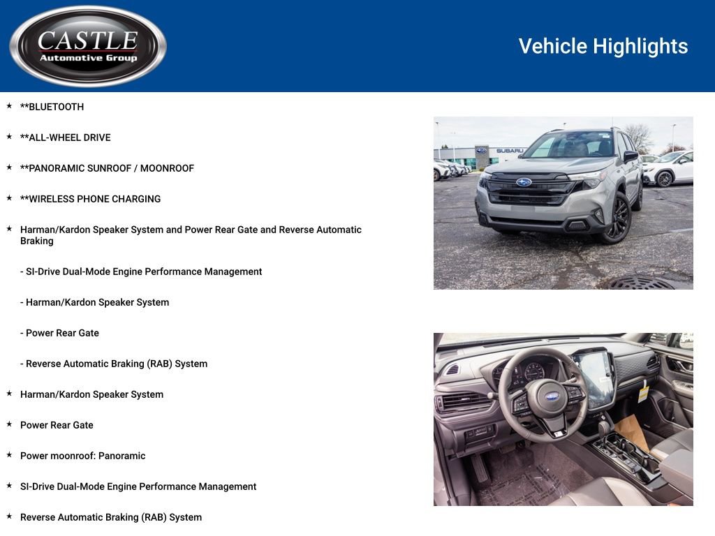 New 2026 Subaru Forester Sport AWD/4WD image 3
