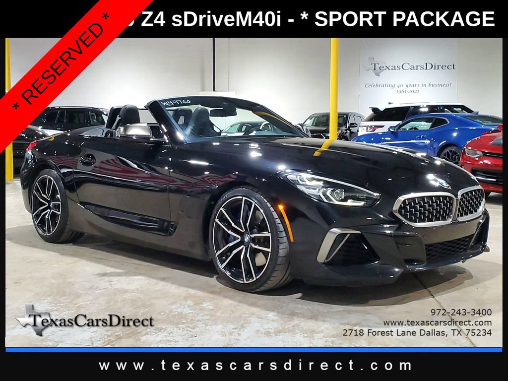 Used 2020 BMW Z4 M40i w/ Executive Package RWD image 3