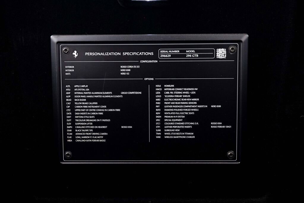 Certified 2023 Ferrari 296 GTB image 42