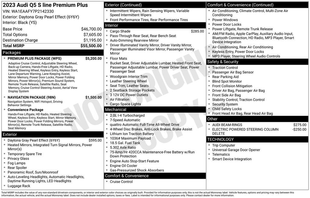 Certified 2023 Audi Q5 2.0T Premium Plus w/ Premium Plus Package image 3