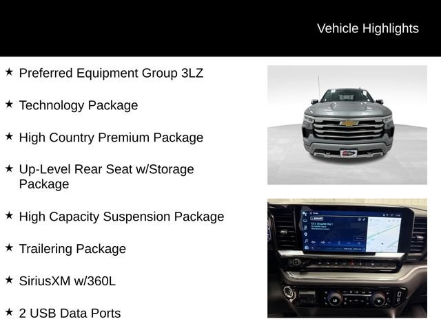 Certified 2024 Chevrolet Silverado 1500 High Country w/ High Country Premium Package AWD/4WD image 16