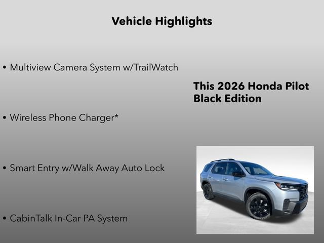 New 2026 Honda Pilot Black Edition image 25
