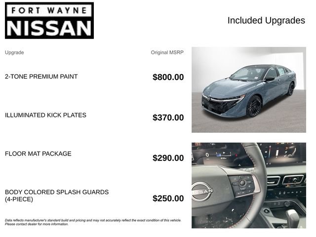 New 2026 Nissan Sentra SR w/ Floor Mat Package image 4