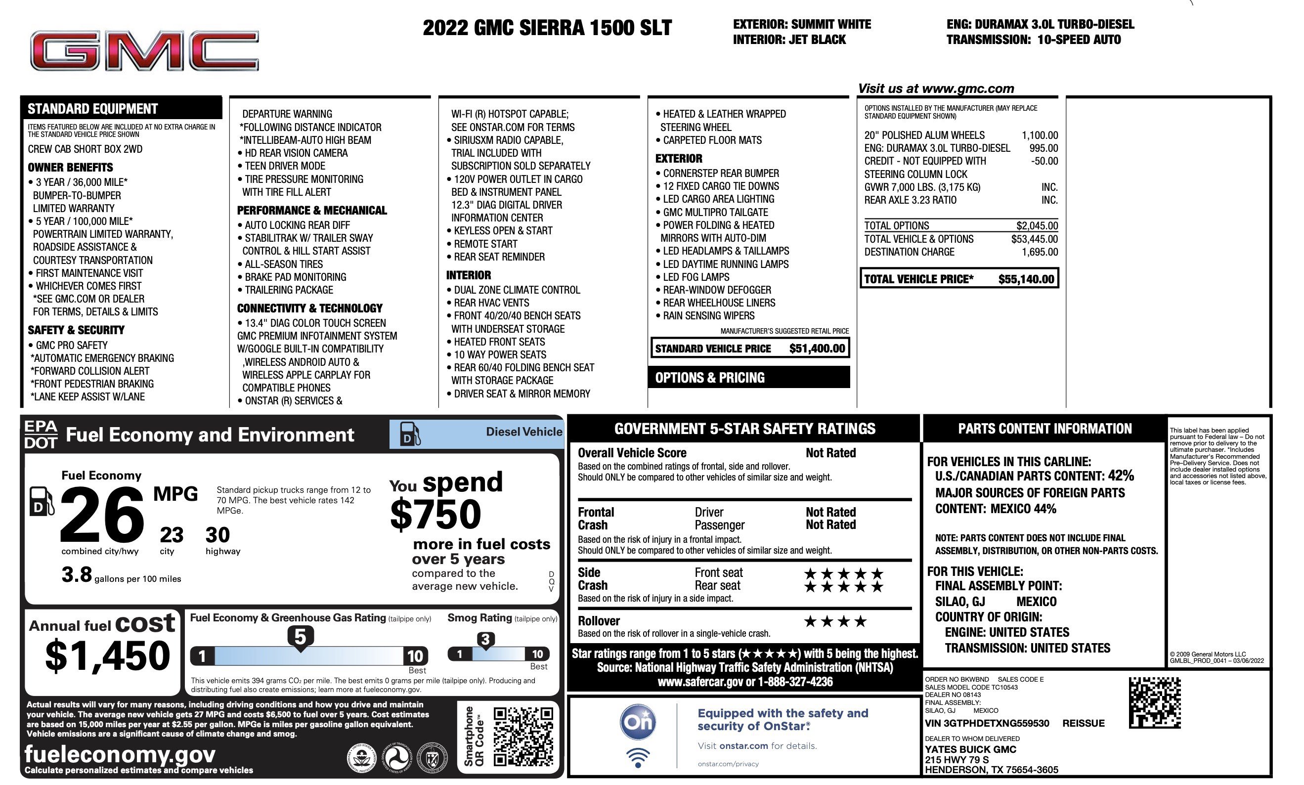 Used 2022 GMC Sierra 1500 SLT RWD image 3