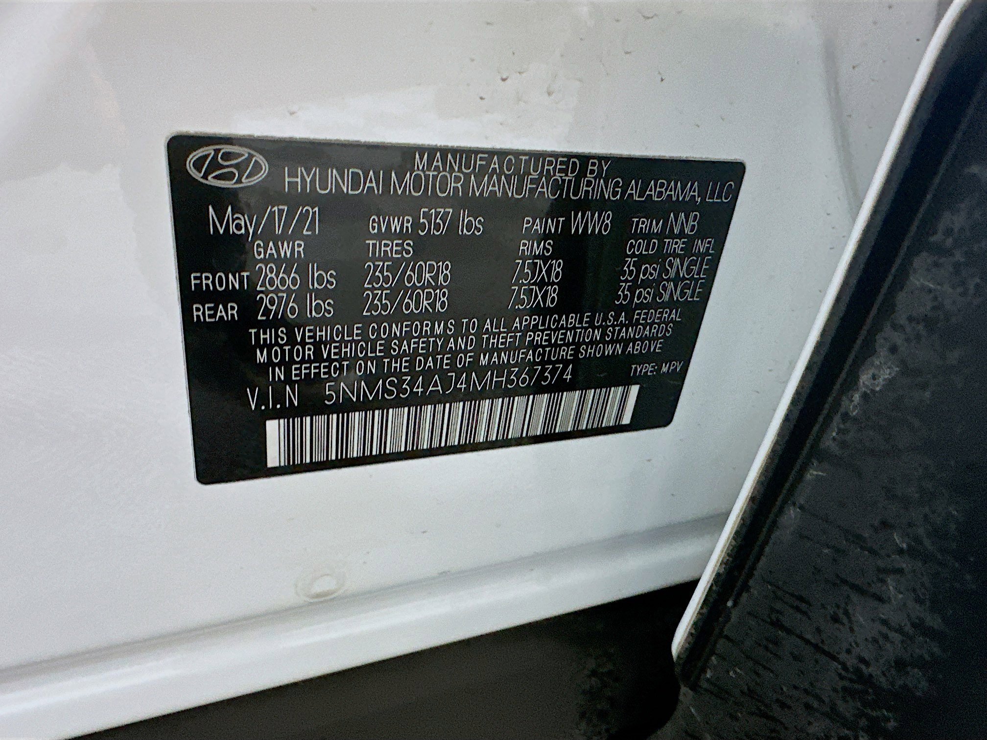 Used 2021 Hyundai Santa Fe SEL w/ Convenience + Premium Package FWD image 12