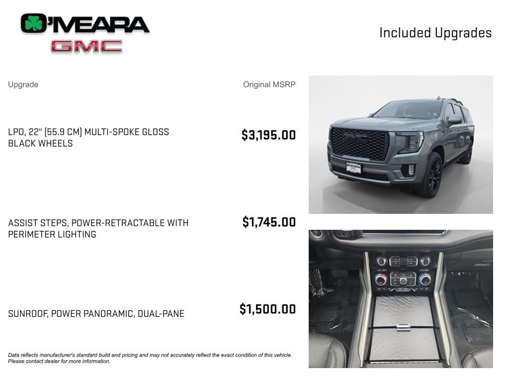 Used 2022 GMC Yukon XL Denali AWD/4WD image 4