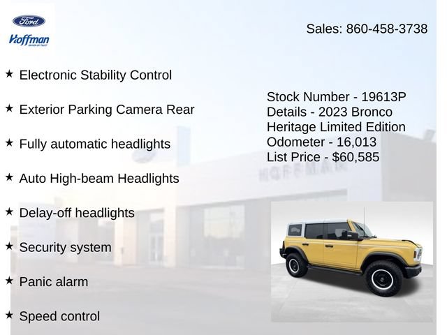 Used 2023 Ford Bronco Heritage Edition AWD/4WD image 25