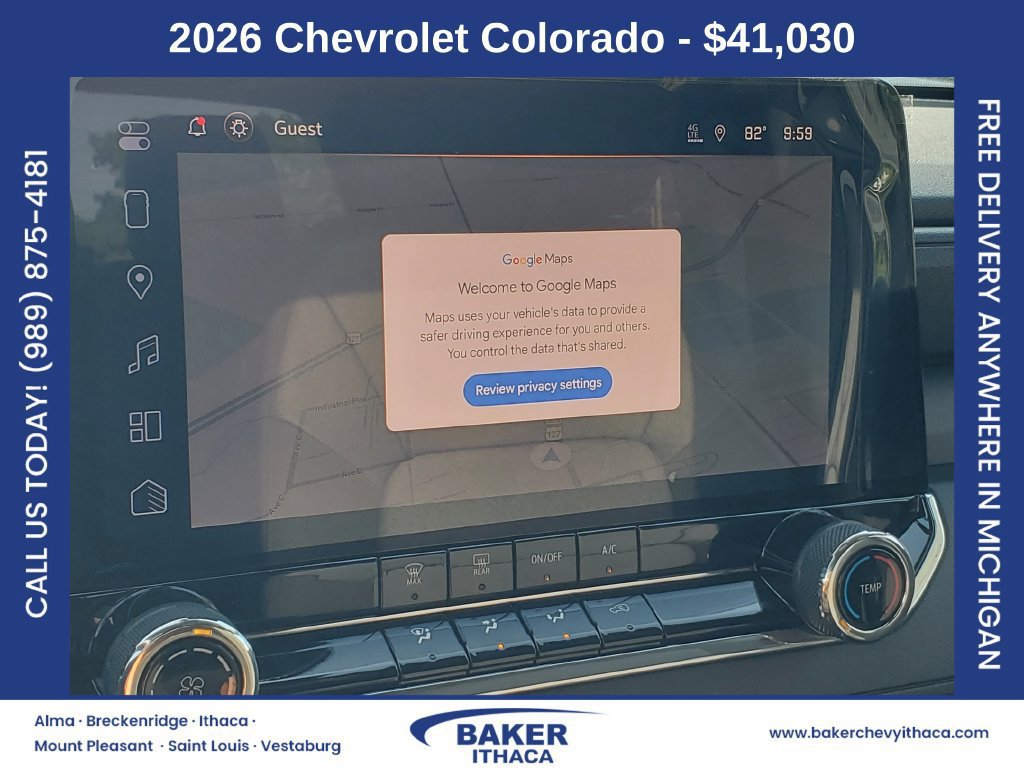 New 2026 Chevrolet Colorado W/T w/ WT Custom Package AWD/4WD image 15